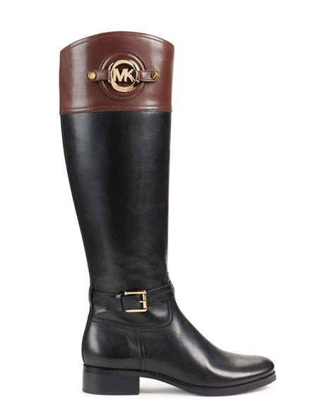 michael kors stockard two tone riding boots|Michael michael kors stockard boot + FREE SHIPPING.